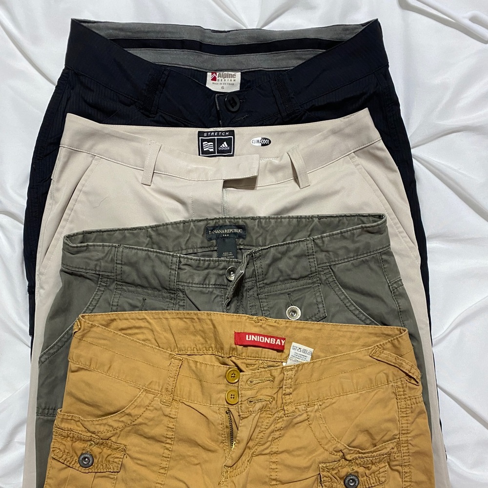 Lot of 4 capris.  Various sizes.  All great condition!